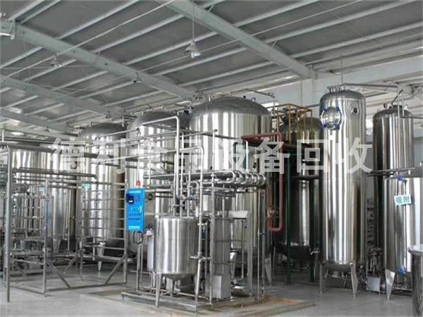天津市津南区 食品厂设备回收 饮料厂设备回收