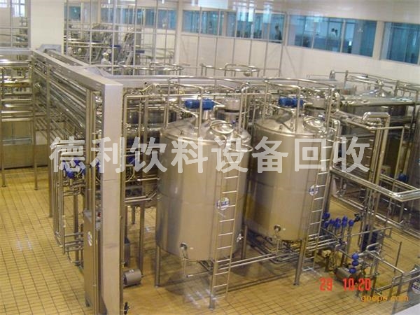 北京饮料厂设备回收，天津饮料厂设备高价回收